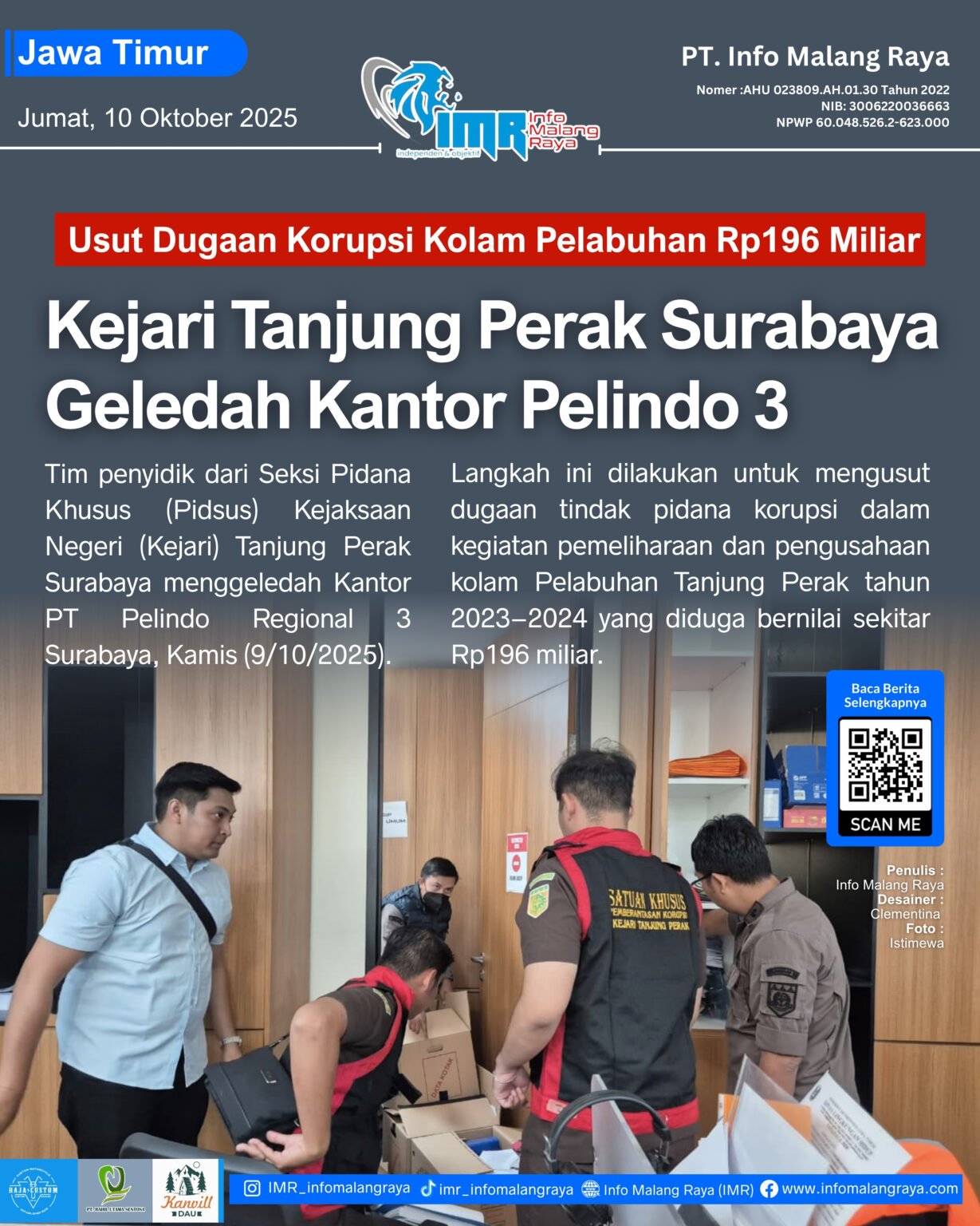 Cover Harian IMR – Jumat, 10 Oktober 2025 3 3 - Info Malang Raya