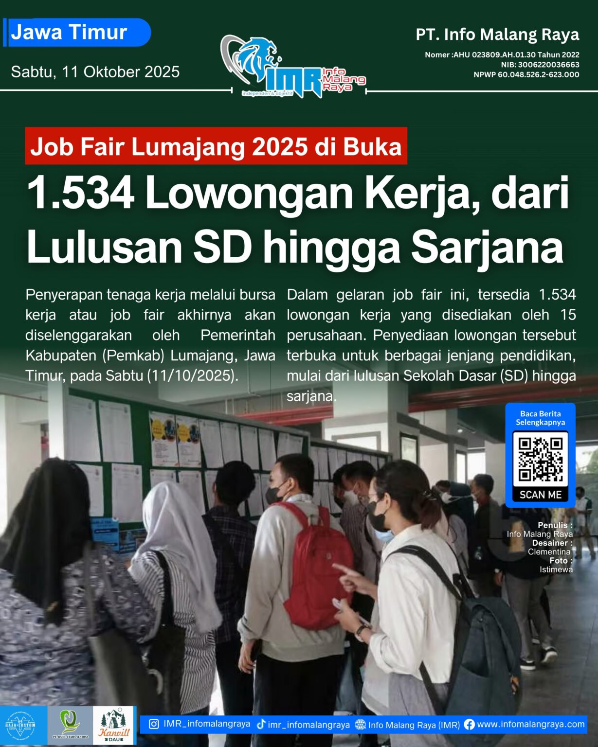 Cover Harian IMR – Sabtu, 11 Oktober 2025 3 5 - Info Malang Raya