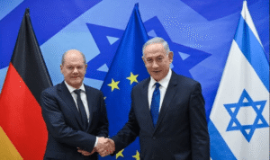 Kanselir Jerman Ancam Boikot Eurovision Jika ‘Israel’ Tak Diikutkan Kanselir Jerman dan Benjamin Netanyahu - Info Malang Raya