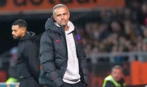 Luis Enrique di kandang FC Lorient Getty Images - Info Malang Raya