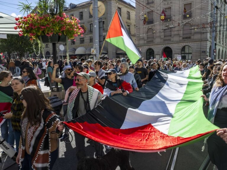 Ribuan Demonstran BDS Kecam Pemerintah Swiss yang Berpihak kepada Israel Swiss Palsolidaritas - Info Malang Raya
