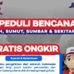 JNE Gratis Kirim Bantuan untuk Korban Banjir Sumatera 2025 AA1RBpzW 1 - Info Malang Raya