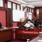 komisioner kpu kota blitar audensi dengan wali kota blitar santoso - Info Malang Raya