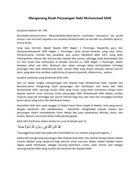 Khutbah Jumat 13 Februari 2026: Perjuangan Nabi Muhammad untuk Perempuan