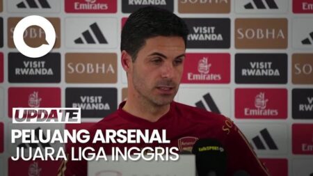 Arsenal Kandas, Peluang Juara Terancam, Arteta Sedih Berat