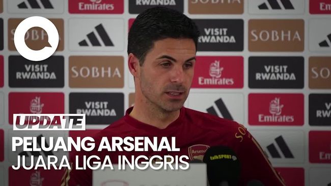 Arsenal Kandas, Peluang Juara Terancam, Arteta Sedih Berat