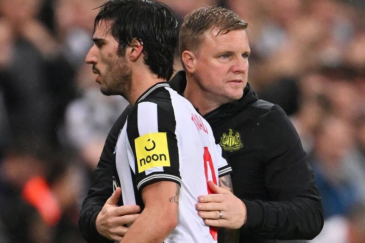 Eddie Howe Pastikan Sandro Tonali Bahagia di Newcastle, Tidak Khawatir Kabar Pindah ke Arsenal