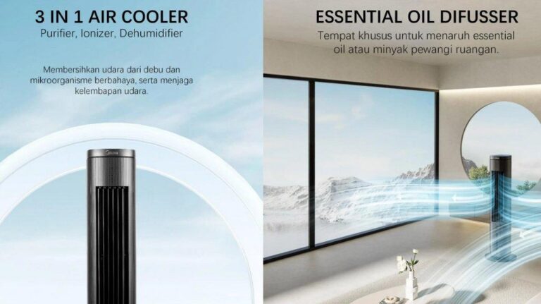 Ulasan Lengkap Midea Tower Air Cooler MAC401R0BPK: Kelebihan dan Kekurangan