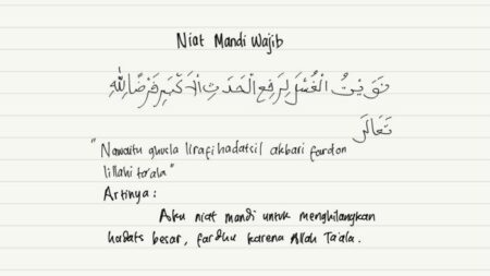 Jangan Lupa Baca Niat Puasa, Cara Mandi Wajib 1 Bulan Penuh