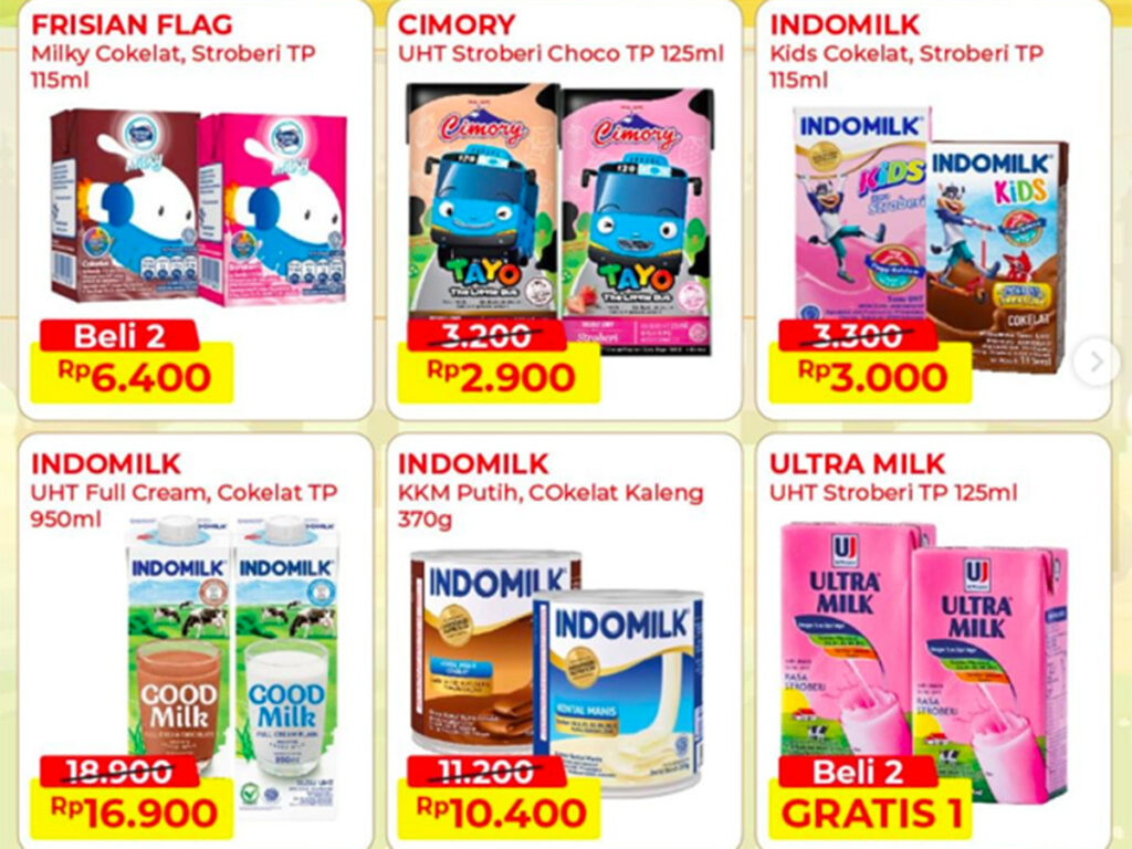 Promo Ramadan 1447 H: Harga Susu Murah di Alfamart dan Indomaret Hari Jumat 13 Februari 2026