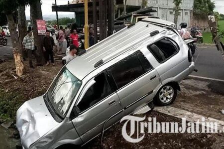 Satlantas Polres Tulungagung Ganti Baru Bentor Korban Tabrak Lari Isuzu Panther