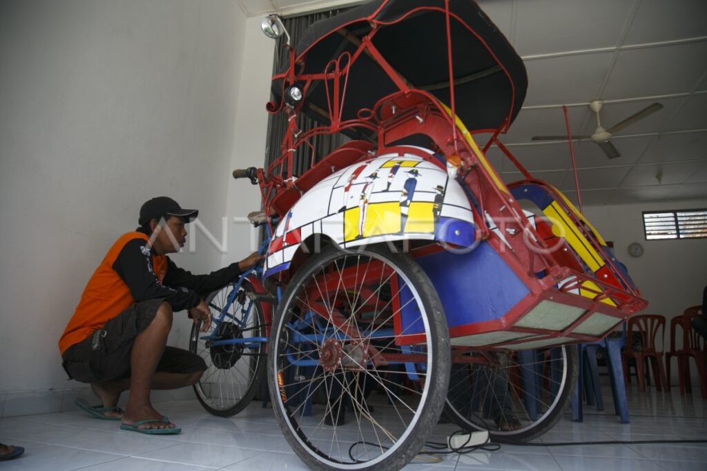 Becak listrik Malang masih uji coba, operasi wisata dimulai setelah Lebaran