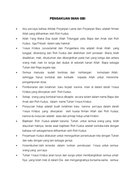 Renungan Katolik: Pengakuan Iman 27 Maret 2026