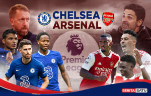 Jadwal Streaming Arsenal vs Chelsea, Strategi Susunan Pemain Arteta dan Rosenior