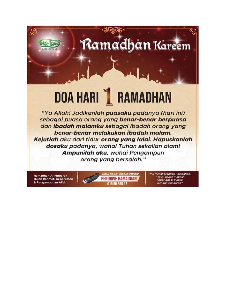 Doa Hari ke-10 Ramadhan, Jangan Ditinggalkan Meski Sehari Sampai Akhir Bulan