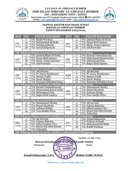 Jumat Pertama Bulan Syawal, Daftar Khatib dan Imam Shalat Jumat di Aceh Barat 27 Maret 2026