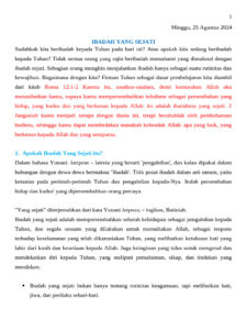 Merawat Jiwa dalam Ibadah yang Konsisten