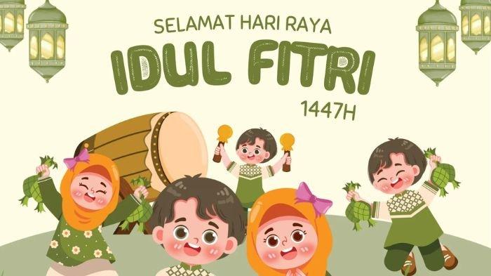 90 Kartu Ucapan Idul Fitri 2026 Siap Kirim, Bisa Bagikan ke WhatsApp & Media Sosial
