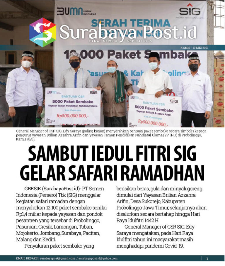 Masuk Tahun ke-13, Safari Ramadhan Surabaya Entertainer Club Kembali Berbagi Kepedulian