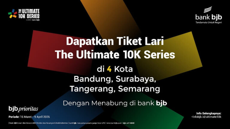 Lari Seru di 4 Kota, Bank BJB Beri Hadiah Tiket Ultimate 10K