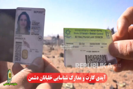 Iran Militer Temukan Identitas Mayor Ryder dari Angkatan Udara AS di Puing-Puing HC-130J