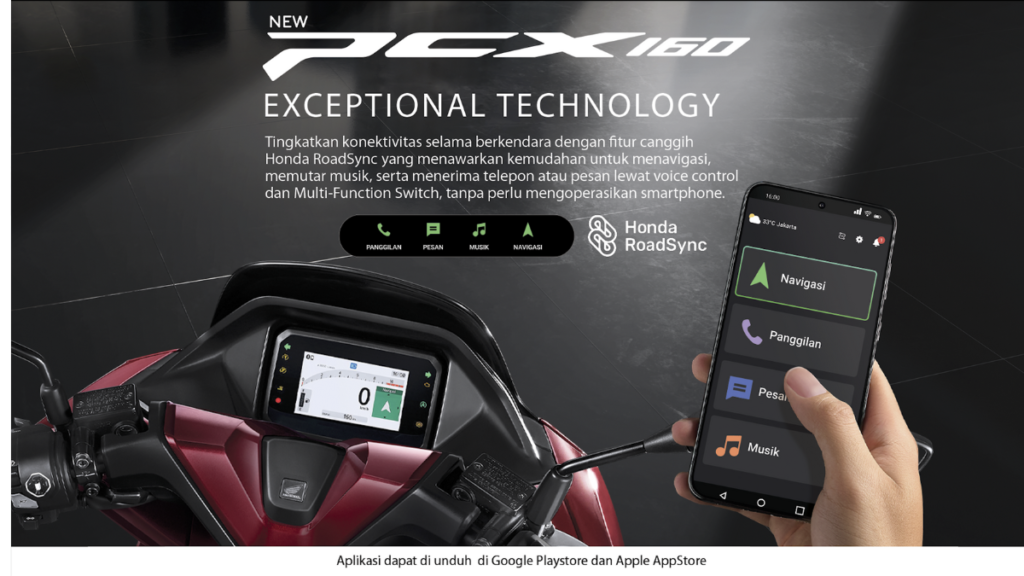Spesifikasi Honda PCX 160 RoadSync 2026: Teknologi Canggih, Mesin Kuat, dan Nuansa Mewah