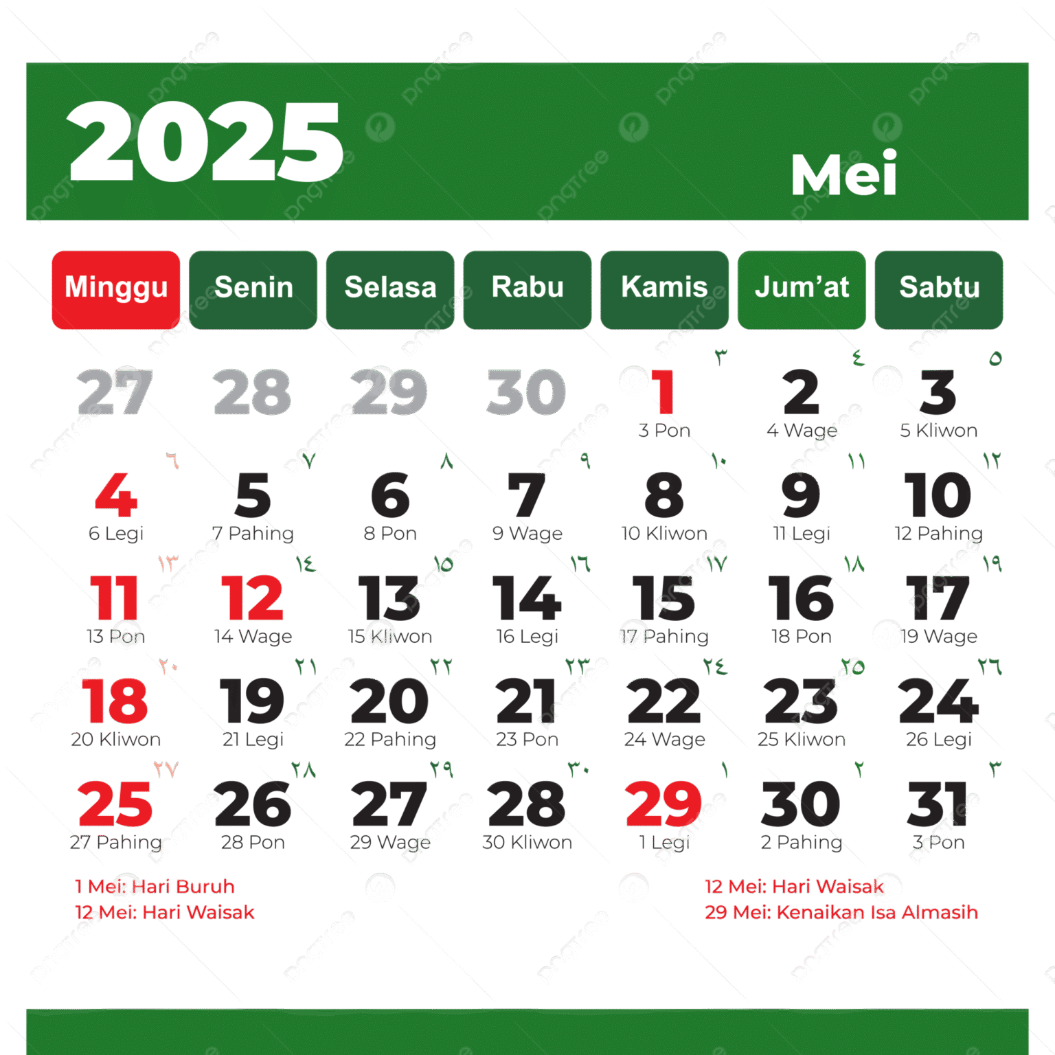 Kalender Mei 2026: 11 Hari Libur dalam 4 Minggu