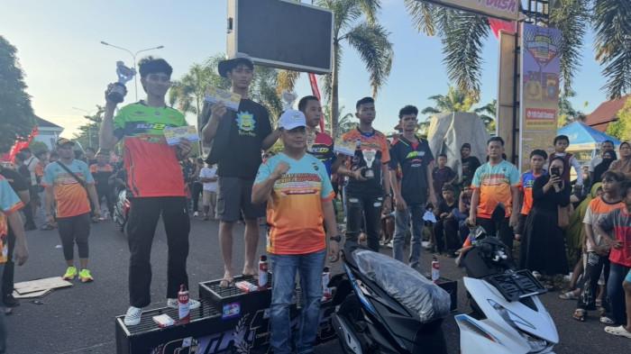 Usia 18 Tahun, Akbar Juara Umum Bhayangkara Babel Cup Race 2026 dan Bawa Motor Matic