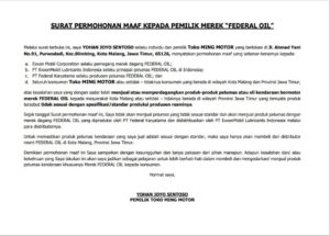 Permohonan Maaf Terbuka