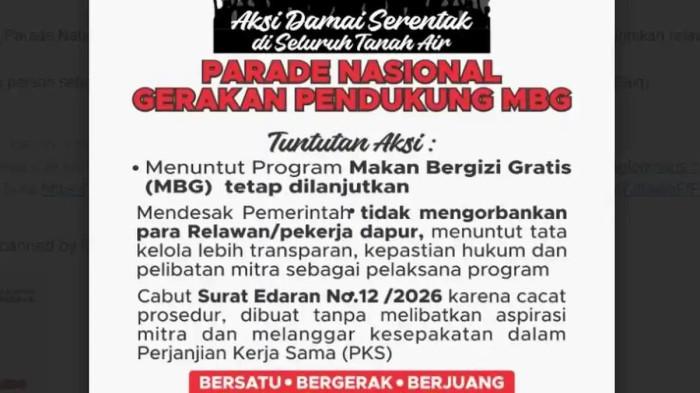 Demo Nasional Pendukung MBG di Grahadi Surabaya vs Ketua BGN yang Menghilang di KPK