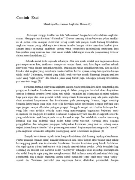 Esai koran, masih dicari?