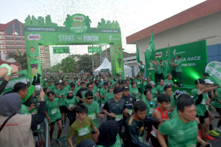 Keluarga Jadi Andalan, Milo Active Indonesia Race 2026 Surabaya Dikuti 6.000 Peserta