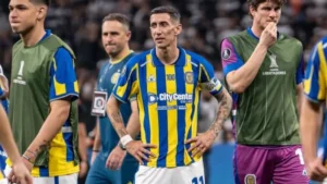 Di Maria Ejek Suporter Brasil, Pamer Tato Piala Dunia Saat Pertandingan Rosario Central vs Corinthians