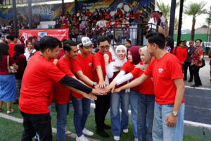Kekompakan BRILian di Semarak Kemerdekaan BRI Region 12 Surabaya