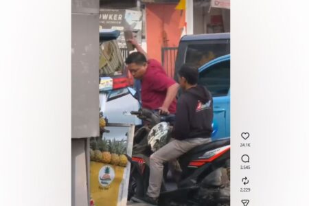 Kronologi Sopir Alphard Hantam Motor dengan Batu, Awalnya Senggolan Jadi Viral